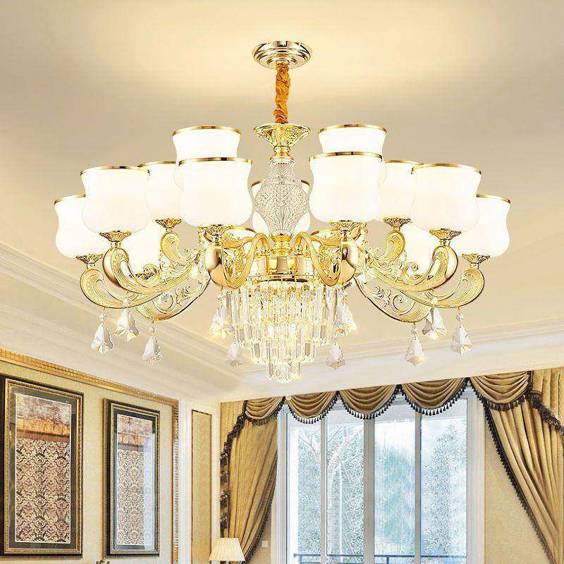 欧式奢客用厅吊灯202年新款轻奢华大气简约现5代家大厅餐厅卧78室,淘宝优惠券,粉丝福利购,淘宝优惠卷