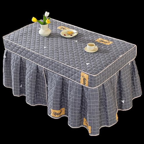 2024新款加厚烤火桌子罩套烤火桌烤火罩长方形电暖炉被取暖桌布 - 图3