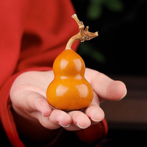 天津嘴小葫芦文玩手把件绕指柔专用天然葫芦手捻手盘玩摆件精品男 - 图0