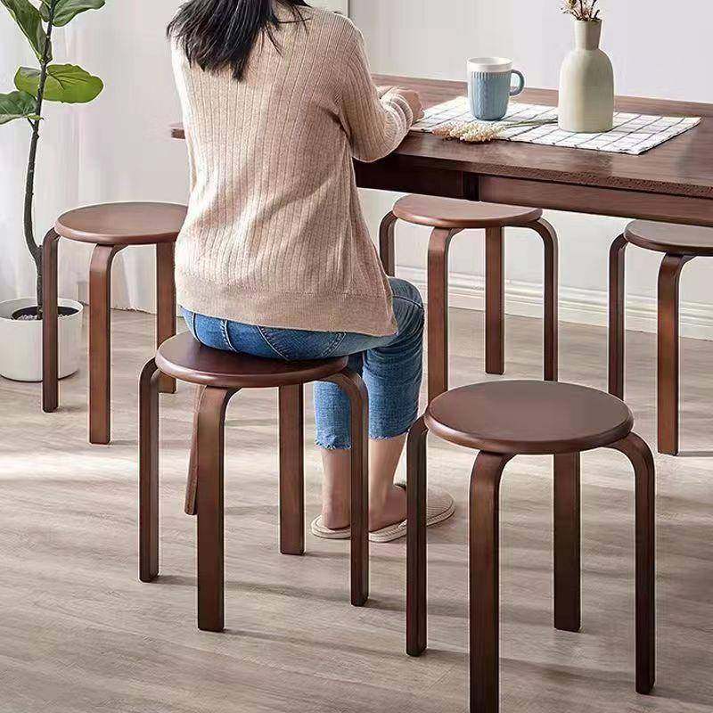 实木凳子家用木板凳客厅时尚简约小矮凳圆凳木凳餐凳可叠放餐桌凳,淘宝优惠券,粉丝福利购,淘宝优惠卷