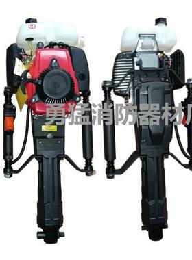 工厂汽油式打桩机防汛抢险四冲程建筑钢管果园木桩植桩机