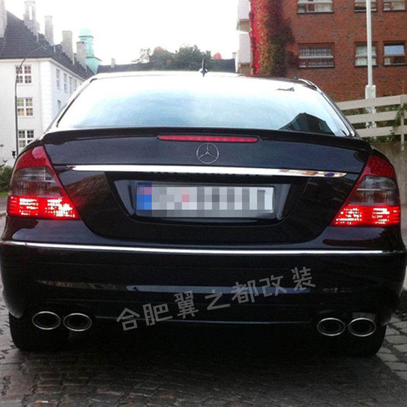 适用奔驰E级尾翼03-08款W211改装件顶翼E240280320350E63尾翼,淘宝优惠券,粉丝福利购,淘宝优惠卷