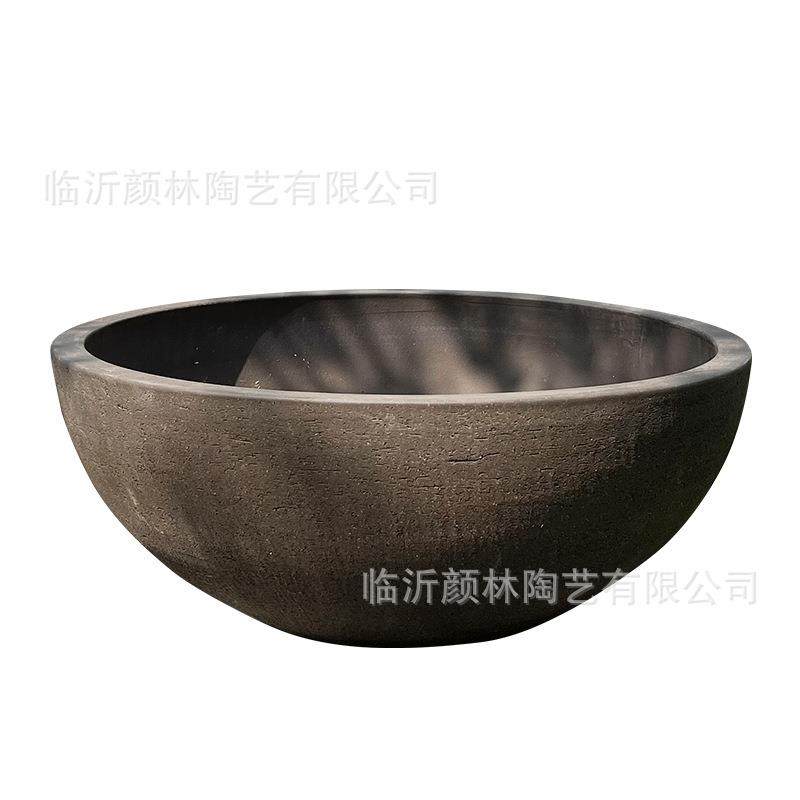 大花钵拼盘超大盆浅盆敞口盆大碗盆圆形花箱景观大口盆矮盆紫砂盆,淘宝优惠券,粉丝福利购,淘宝优惠卷