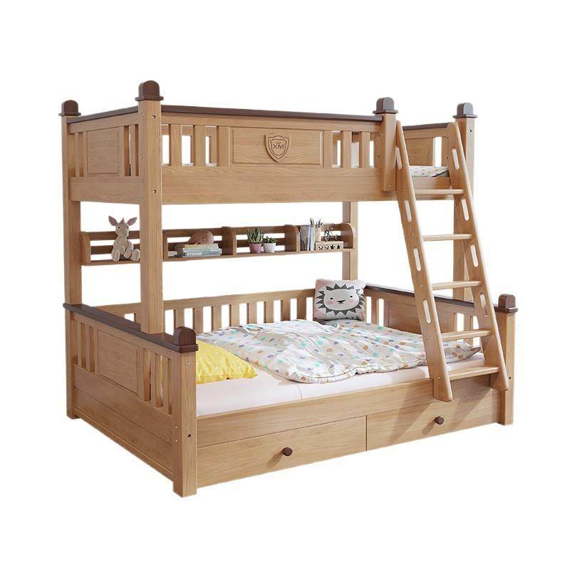 全实木儿童上下床双层床上下铺榉木多功能高低床小户型组合子母床,淘宝优惠券,粉丝福利购,淘宝优惠卷