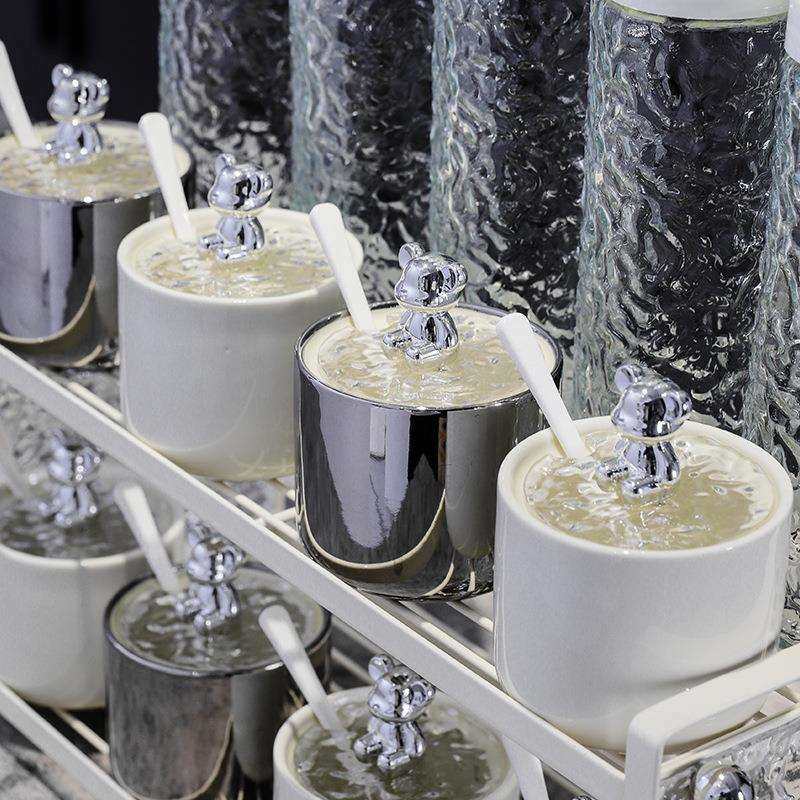 调料盒厨房家用高端轻奢组合套装调味罐高端自动开合酱醋油壶全套,淘宝优惠券,粉丝福利购,淘宝优惠卷