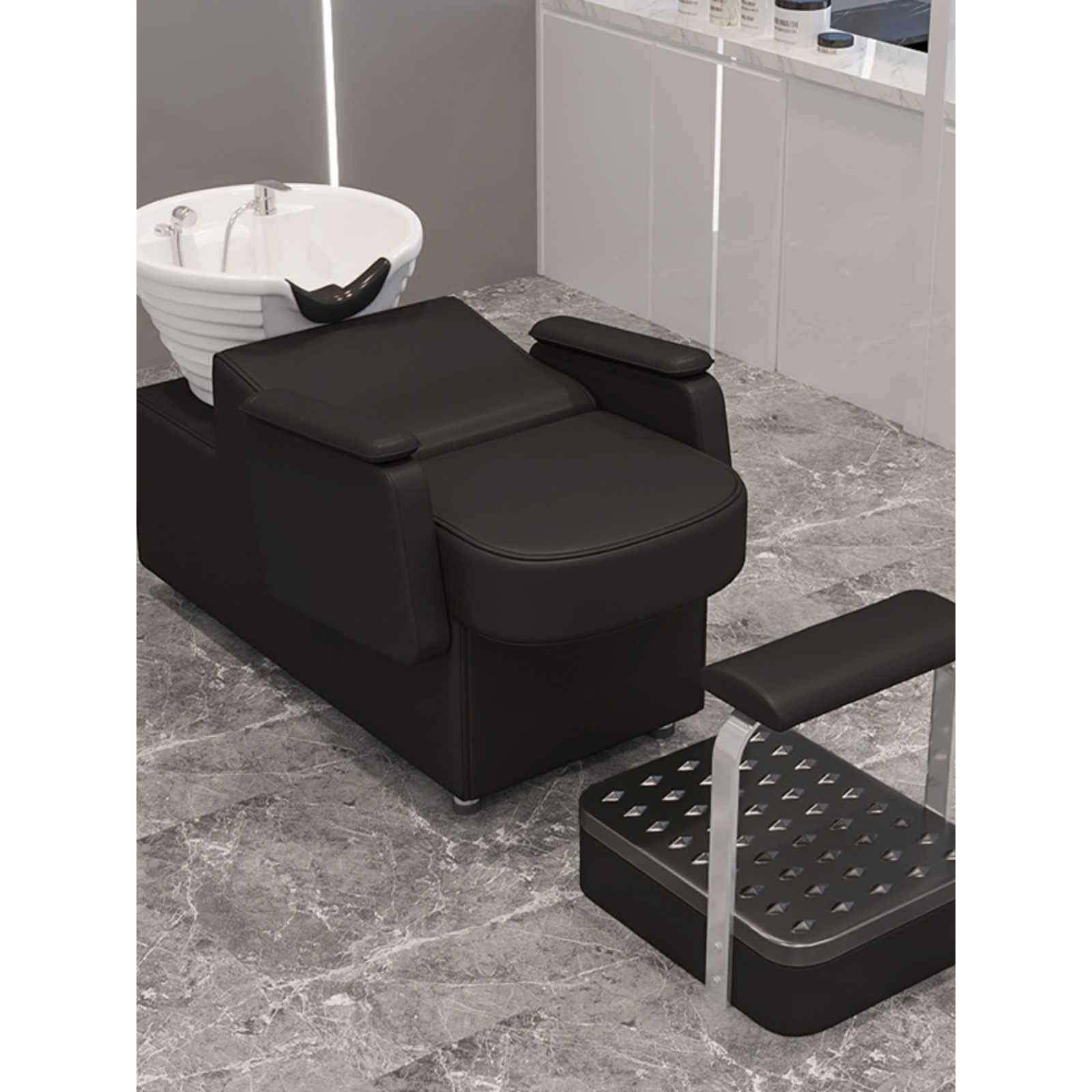 直销洗头床理发店发廊美发冲头床网红陶瓷盆冲水床,淘宝优惠券,粉丝福利购,淘宝优惠卷