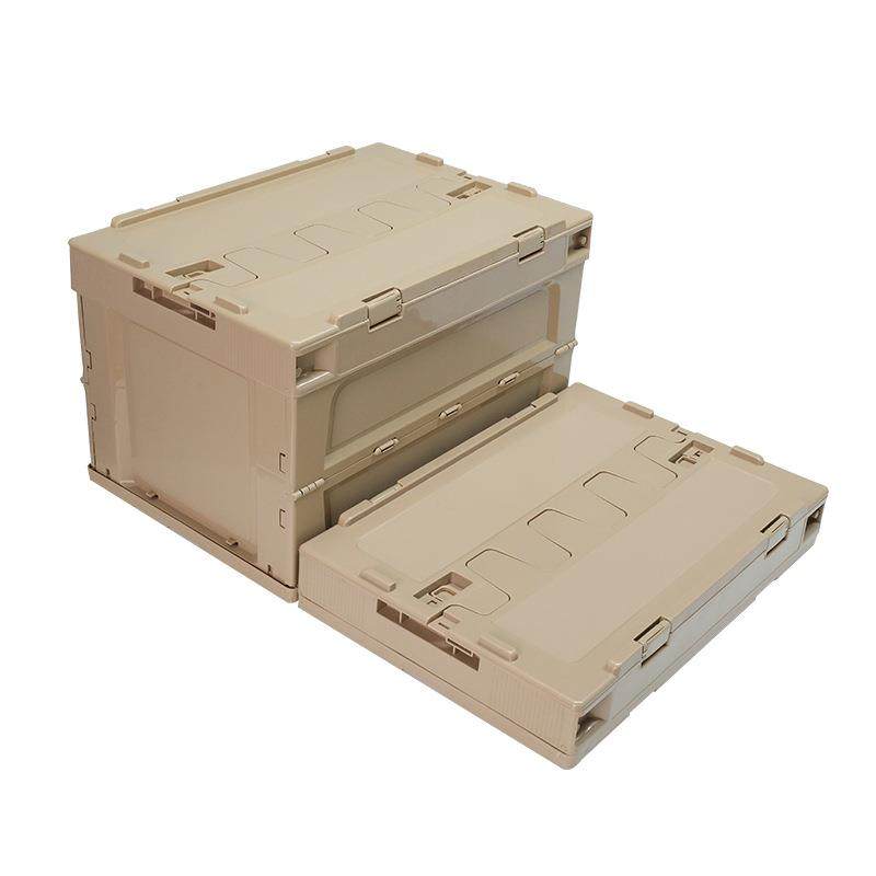 多色可选50L带盖折叠箱加厚收纳箱多功能车载折叠箱户外露营折叠,淘宝优惠券,粉丝福利购,淘宝优惠卷