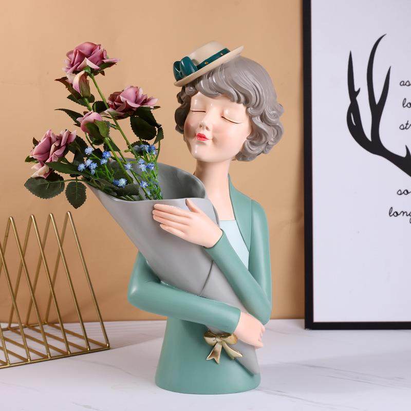 北欧轻奢花瓶插花器大容量客厅家居装饰品创意干湿花瓶摆件,淘宝优惠券,粉丝福利购,淘宝优惠卷