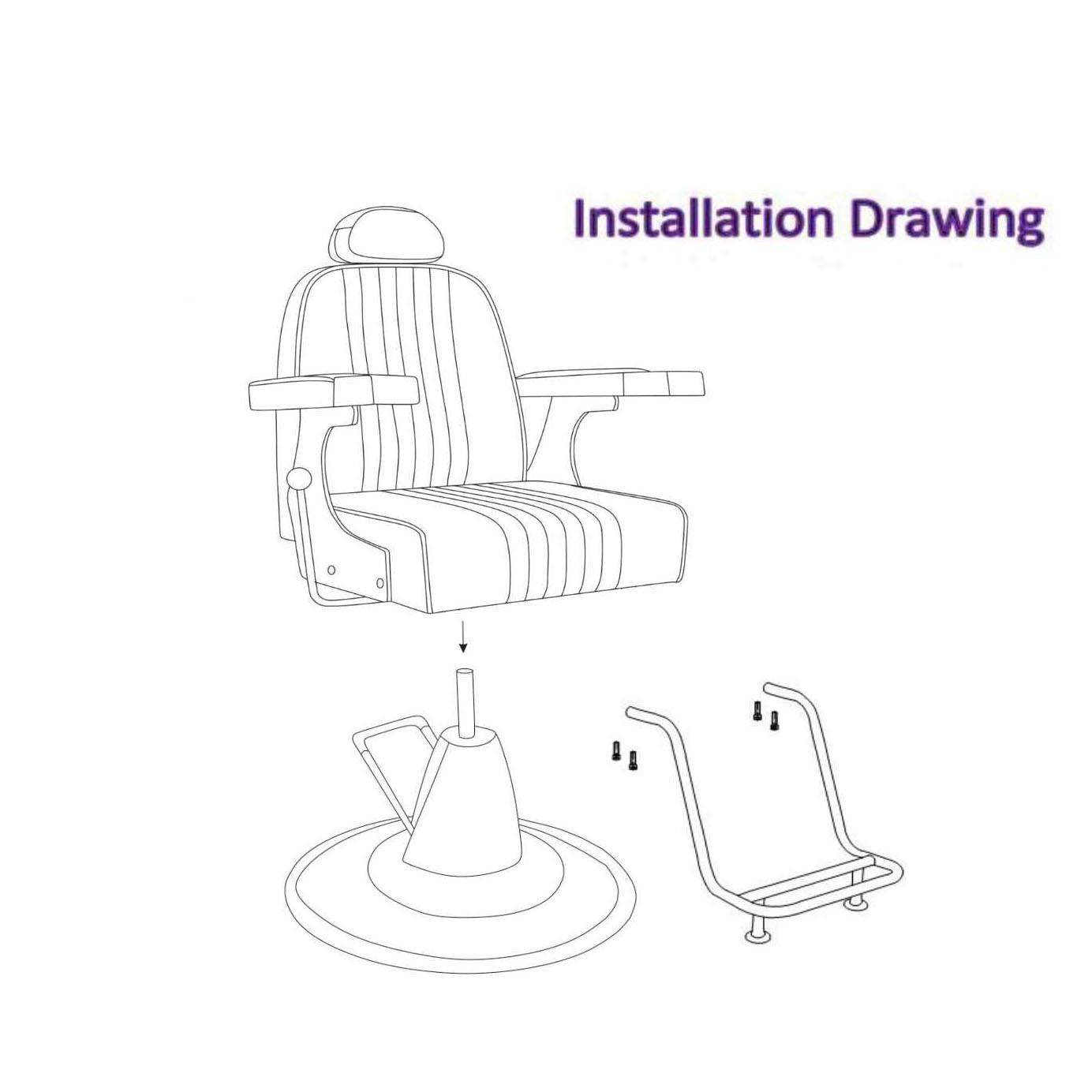 新款理发店美发椅子专用剪发椅高档可放倒椅时尚旋转升降椅子凳子,淘宝优惠券,粉丝福利购,淘宝优惠卷