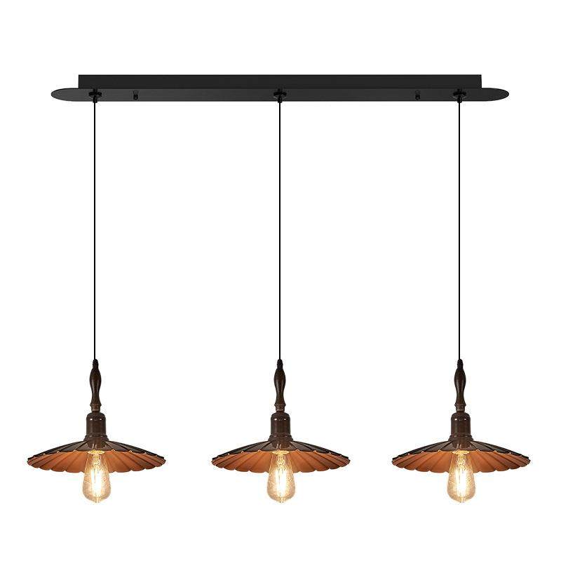 中式复古灯具大气时尚饭厅主灯艺术设计造型三头餐厅装饰花朵吊灯,淘宝优惠券,粉丝福利购,淘宝优惠卷