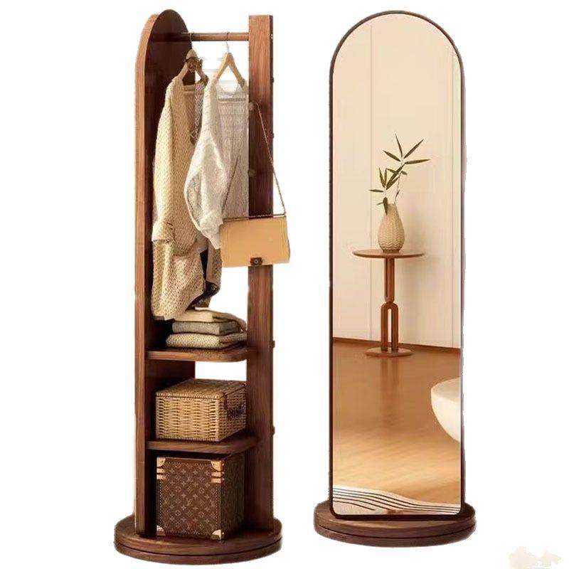 实木转穿衣镜家全身镜用落地镜卧WZK室试镜衣网旋红客厅衣帽架一,淘宝优惠券,粉丝福利购,淘宝优惠卷