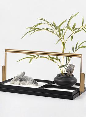 新中售thyysdyy式提盒摆盘套装样板间博软装楼处玄关客厅茶几室古