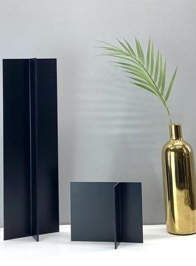 现代简AXH约几何售铁架艺摆件创意T型样板酒柜客厅餐桌楼部装饰房