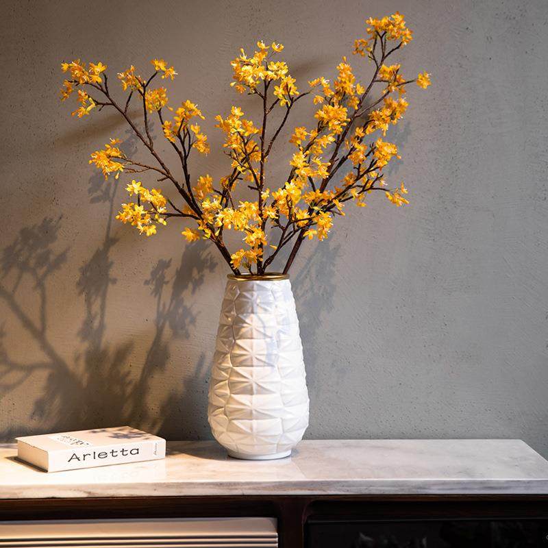 北欧陶瓷花瓶手绘描金大肚瓶客厅装饰办公室瓷器工艺品软装摆件,淘宝优惠券,粉丝福利购,淘宝优惠卷