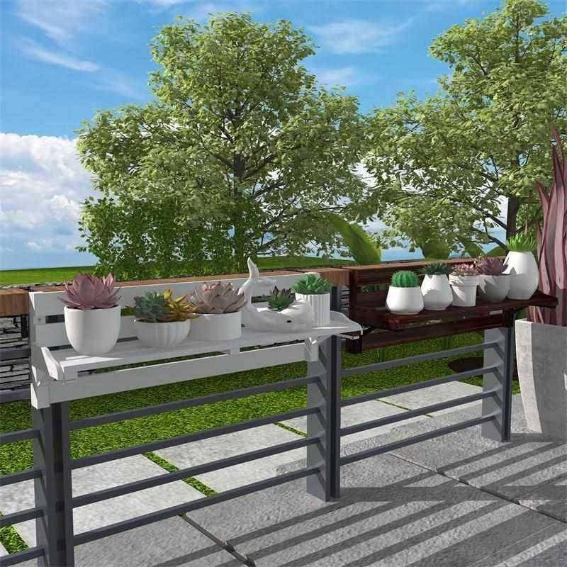 实木栏杆花架阳台悬挂窗户花架置物架折叠窗台花架挂式简约花架子,淘宝优惠券,粉丝福利购,淘宝优惠卷