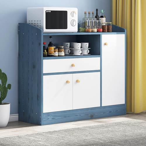 餐边柜靠墙收纳家用简易客厅厨房餐厅家具家装建材储藏单门现代简 - 图0