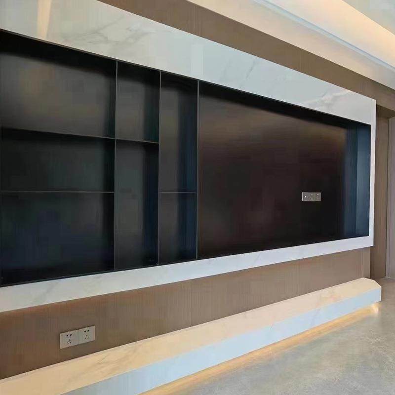 不锈钢壁龛柜隔板金属电视柜壁龛嵌入式成品卫生间浴室置物架收纳,淘宝优惠券,粉丝福利购,淘宝优惠卷