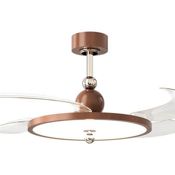 胡971木色风桃扇灯复古隐餐厅吊扇灯光谱护眼卧室带形风扇护全眼,淘宝优惠券,粉丝福利购,淘宝优惠卷