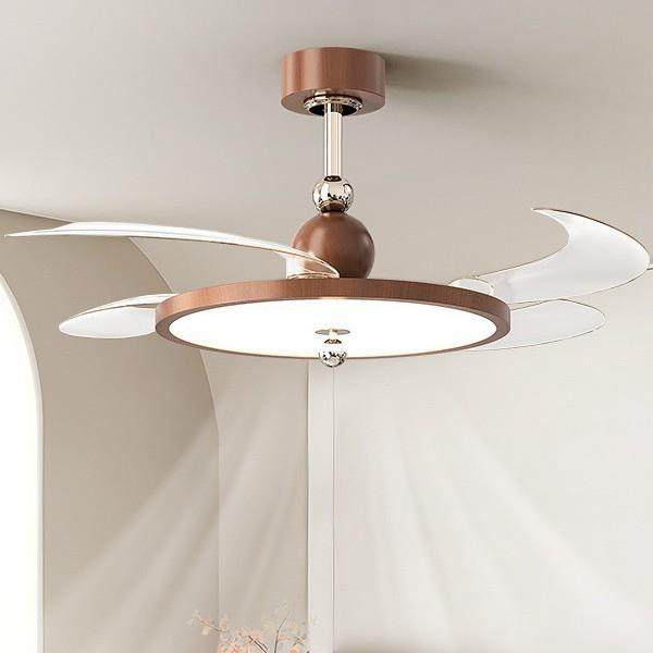 胡971木色风桃扇灯复古隐餐厅吊扇灯光谱护眼卧室带形风扇护全眼,淘宝优惠券,粉丝福利购,淘宝优惠卷