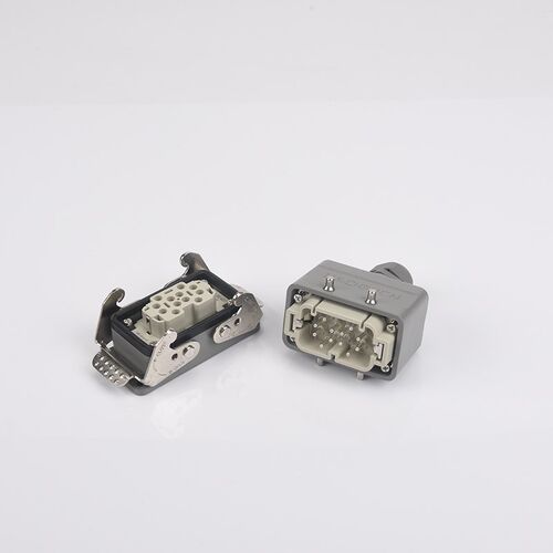 重载连接器12芯16A矩形航空插座HDC-HE-012-MF工业防水插头接插件 - 图0