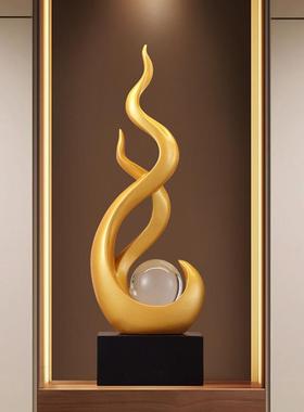 视柜酒柜摆件奢客厅装QTZ饰高档风水起树脂工艺轻品生简约现代电