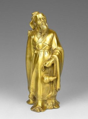 包邮纯铜医圣神医华佗铜像摆件悬壶济世铜华佗摆件送医院礼物