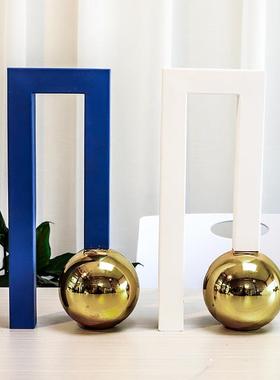 摆件简约现代客厅办室象样公板间酒电视柜柜书柜书架软装装w9000-