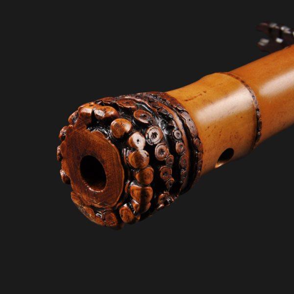 黄朝庆南箫珍藏/阿庆师傅新款特制一节手工桂竹/大头竹根箫UV口箫,淘宝优惠券,粉丝福利购,淘宝优惠卷