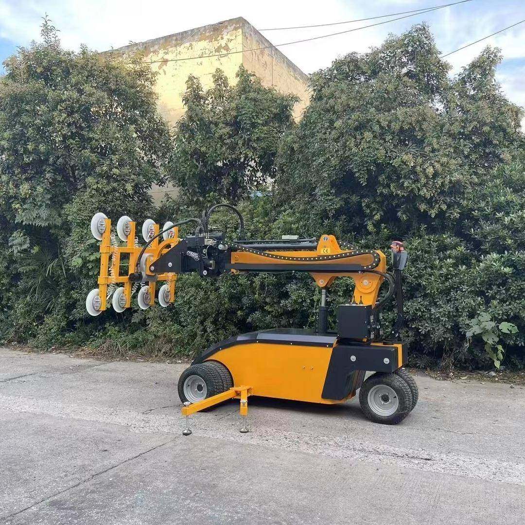 800kg电动玻璃吸盘车真空升降吸吊机幕墙玻璃安装搬运车电动旋转 - 图2