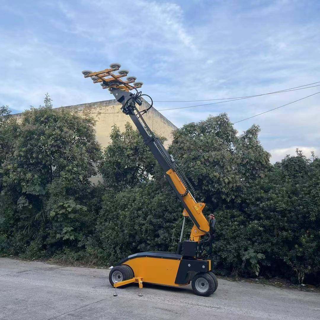 800kg电动玻璃吸盘车真空升降吸吊机幕墙玻璃安装搬运车电动旋转 - 图0