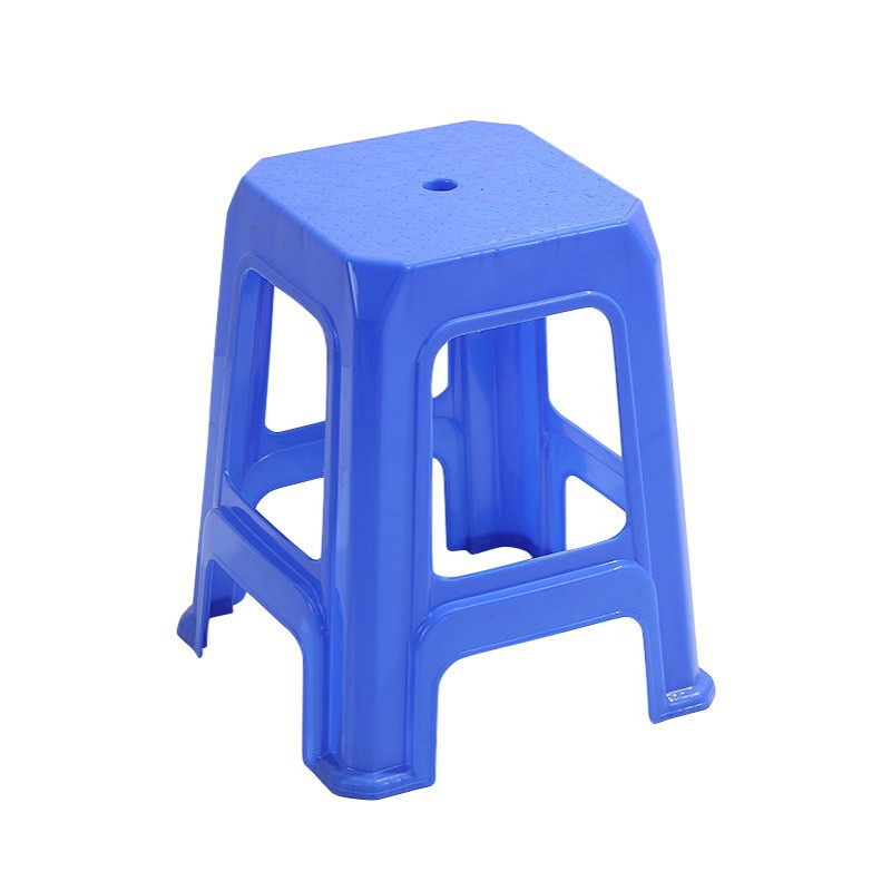 加厚塑料高凳家用55cm红色凳子成人大排档椅方凳餐桌高板凳高脚凳 - 图3