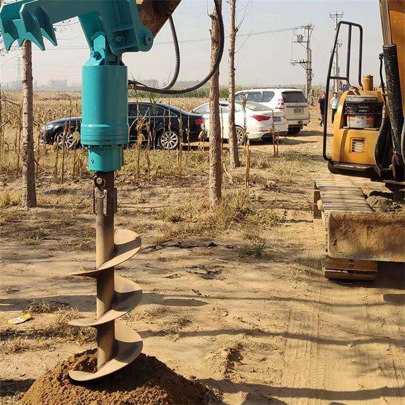 机挖装螺旋钻机长打螺旋打孔63329机改电线杆光伏桩眼机,淘宝优惠券,粉丝福利购,淘宝优惠卷