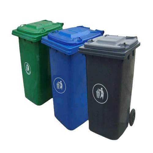 物业街道户外塑料垃圾桶100L120L240L升挂车环卫垃圾桶分类垃圾桶 - 图1