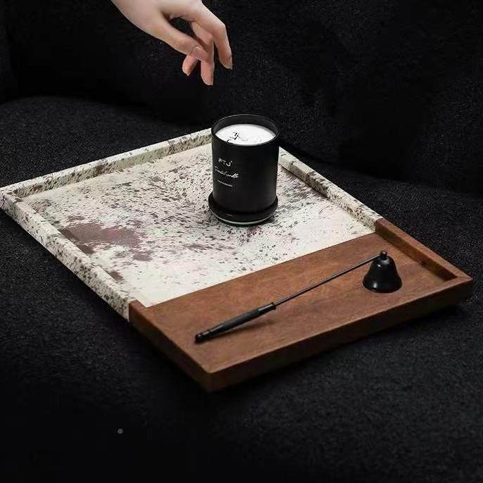 简约轻奢纸意马毛纹皮革式托盘收纳盒巾摆盒茶几酒柜装饰97013品,淘宝优惠券,粉丝福利购,淘宝优惠卷