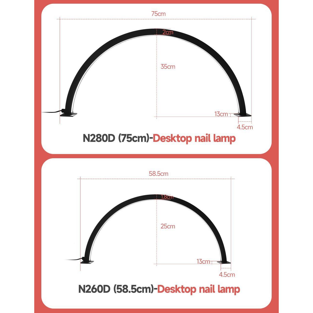 美甲灯半灯NLZe带钻美甲l店专用月台灯美甲指甲照明d护眼灯 - 图3