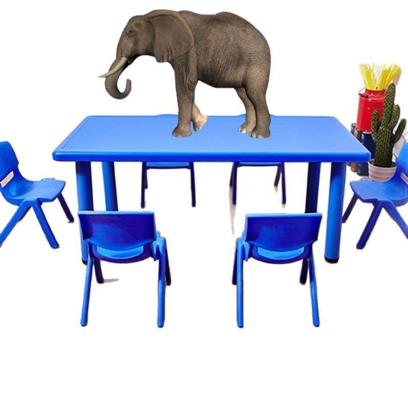 幼儿园桌子塑料长方形儿童桌椅套装游戏玩具积木桌宝宝家用学习桌,淘宝优惠券,粉丝福利购,淘宝优惠卷