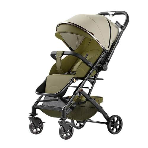 hibaby婴儿车可坐可躺双向折叠轻便儿童0-3岁新生儿高景观手推车 - 图2