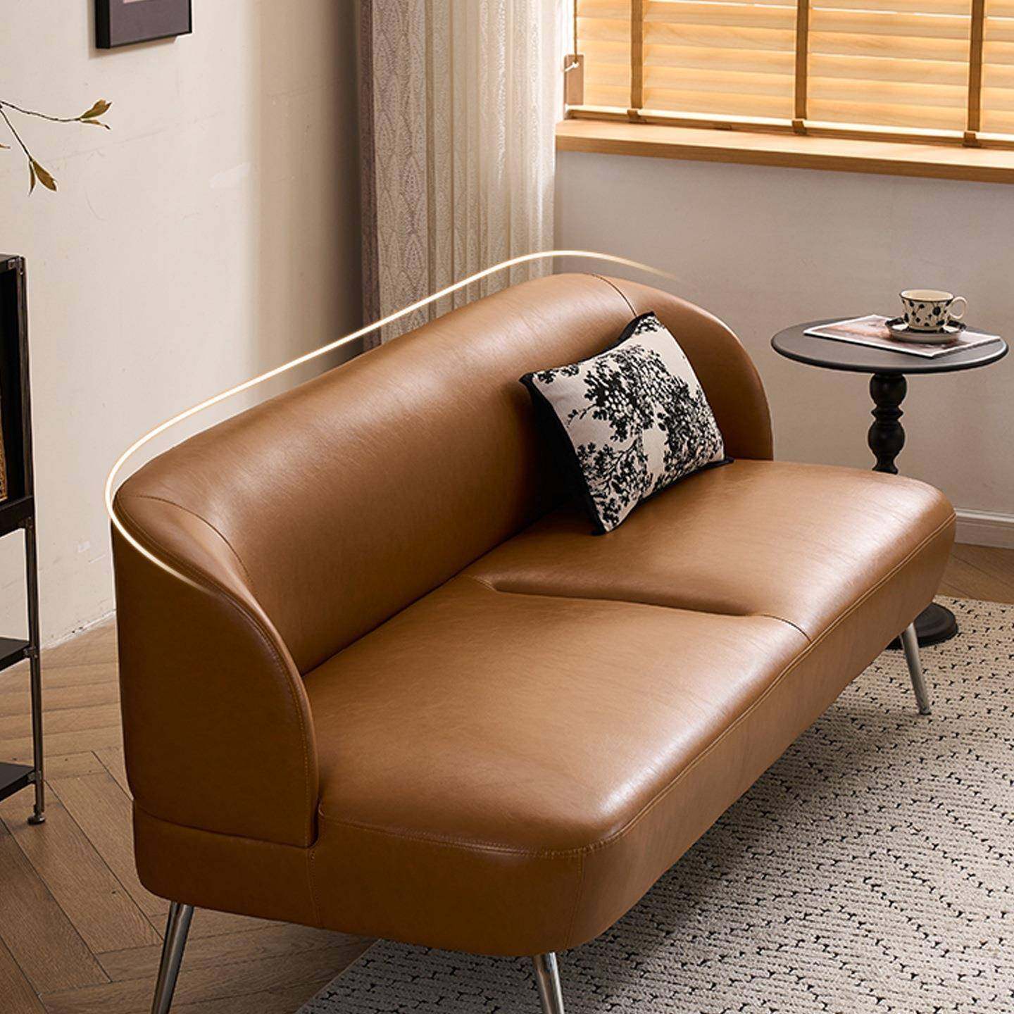 服复古油蜡皮艺沙发窄款小户LLV型装休息区店门店接待小尺寸双人,淘宝优惠券,粉丝福利购,淘宝优惠卷