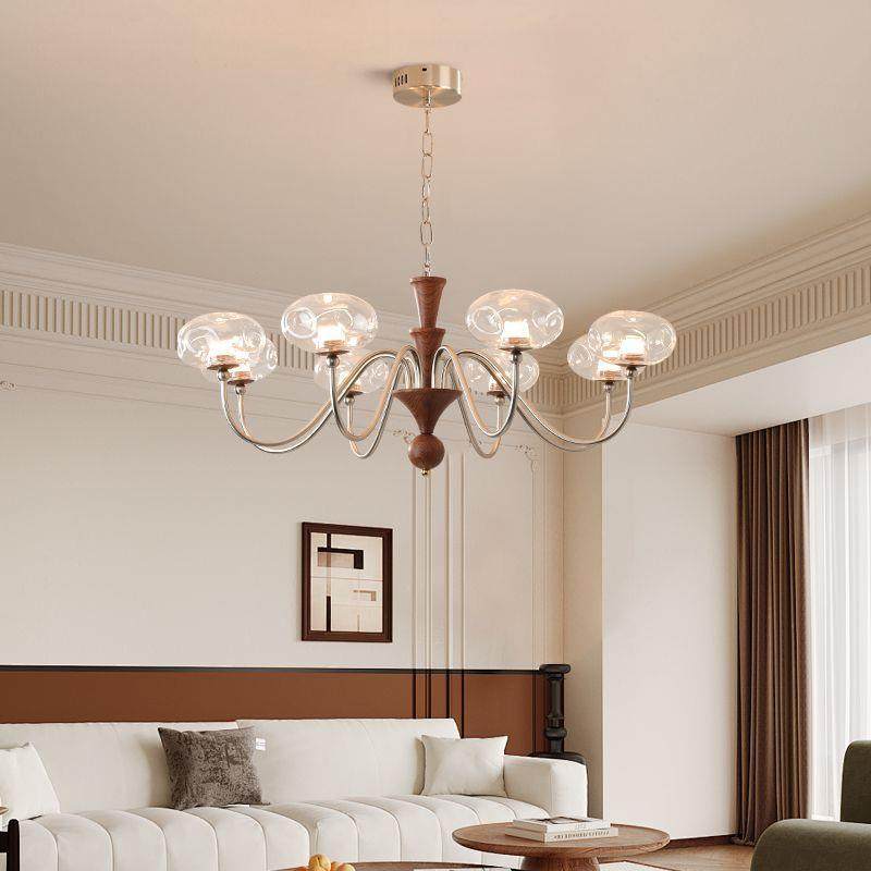 法式中古风客厅吊灯现代简约轻奢高级感主卧室灯创意玻璃护眼灯具,淘宝优惠券,粉丝福利购,淘宝优惠卷