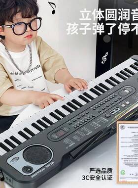 Q6119电子琴61键标准钢琴键盘成人儿童初学入门教学专业演奏