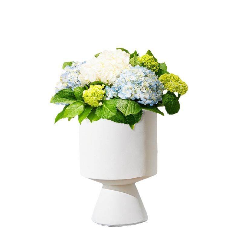 大号家用镁泥花盆托盘陶瓷大口径水泥盆栽罗迪盆水泥花盆,淘宝优惠券,粉丝福利购,淘宝优惠卷