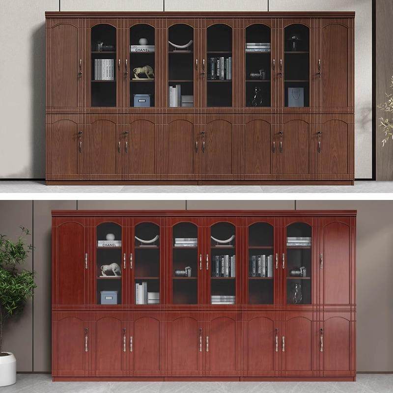 办公室文件柜木质书柜资料柜老板桌背景柜子靠墙储物展示柜隔断柜,淘宝优惠券,粉丝福利购,淘宝优惠卷