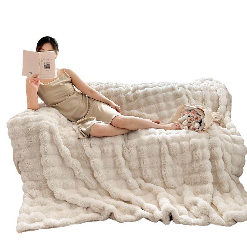 冬季加厚兔兔绒加绒床上四件套公主风双面毛绒牛奶珊瑚绒床单被套,淘宝优惠券,粉丝福利购,淘宝优惠卷