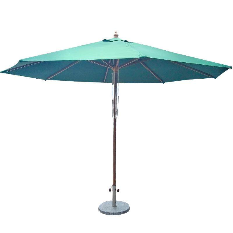 48柱3.5米圆铝合金仿木纹中柱伞户外庭院伞防雨工具遮阳伞,淘宝优惠券,粉丝福利购,淘宝优惠卷