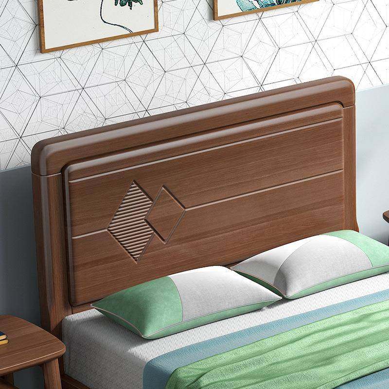 儿童床双人床榉木小户型卧室现代简约实木单人床1.2米男孩女孩床,淘宝优惠券,粉丝福利购,淘宝优惠卷