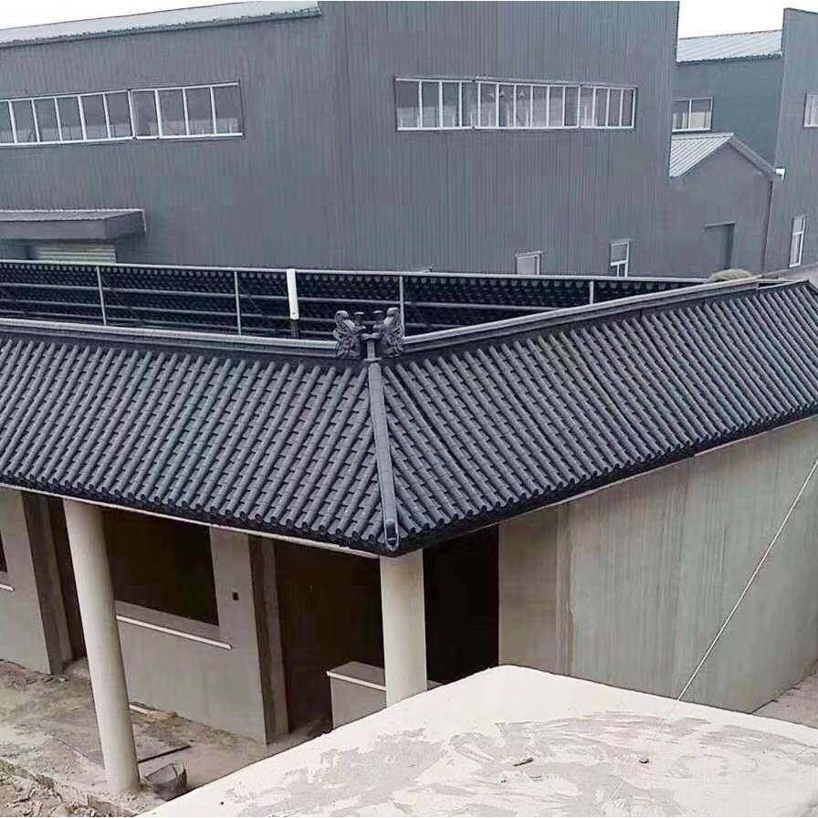特厚110*60cm足3毫米厚单面一体仿古树脂加厚装饰瓦新中式屋檐瓦,淘宝优惠券,粉丝福利购,淘宝优惠卷