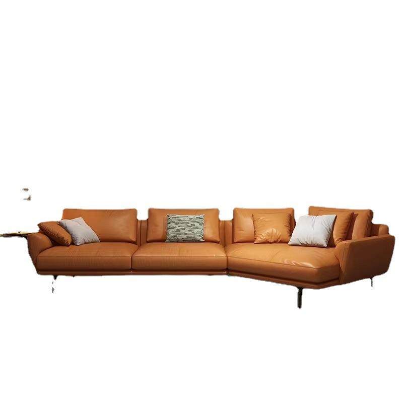 意式极简真皮沙发北欧轻奢现代简约皮艺羽绒转角客厅组合家具,淘宝优惠券,粉丝福利购,淘宝优惠卷