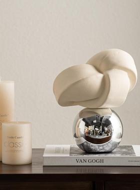 十高级感抽象曲几何三小雕塑艺术扭不规则客厅几RZB-2593何摆匠设