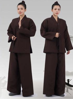 冬季JH棉僧衣僧服出人加厚加绒袄褂男女和尚保暖棉衣比小家丘尼短