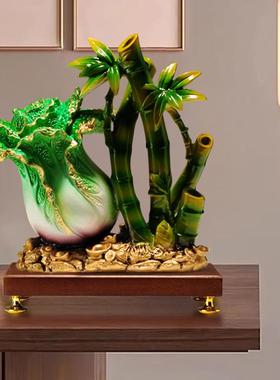 财白菜摆件来财关节节高升前商铺招装饰开业礼物玄客厅乔节节高升